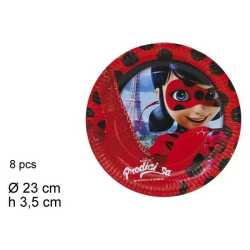 PLATOS LADYBUG 23CM 8UNDS