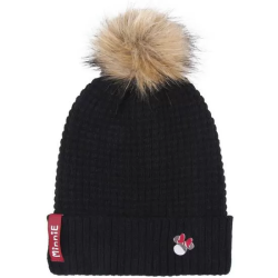 GORRO TRICOT POMPOM MINNIE BLACK