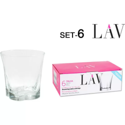 SET 6 VASOS AGUA 280CC TRUVA