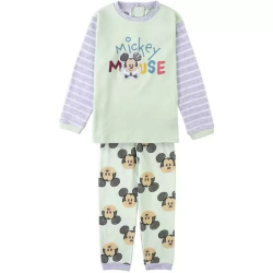 PIJAMA LARGO INTERLOCK MICKEY PINK