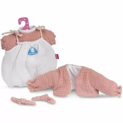 ROPA SANIBABY ANTIBACTERIAS 40 CM MODELO ROSA EMPOLVADO