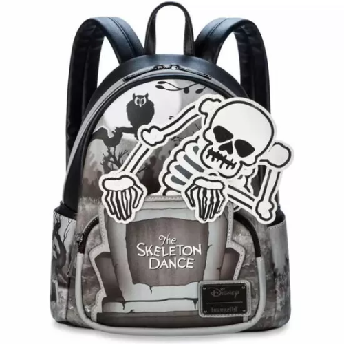 MOCHILA SKELENTON DANCE DISNEY LOUNGEFLY 26CM