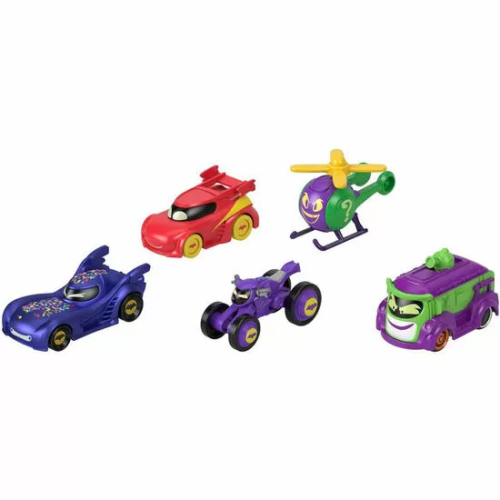 BLISTER 5 COCHES BATWHEELS DC COMICS