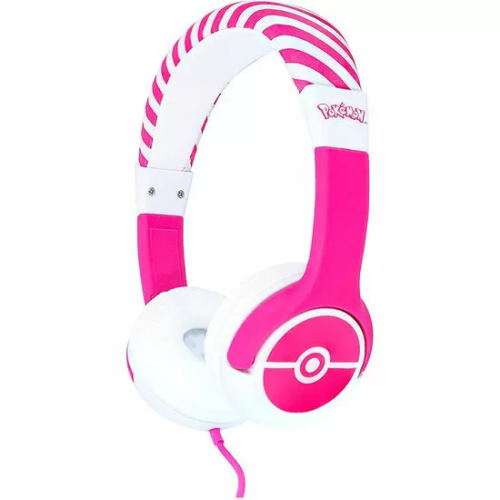 AURICULARES INFANTILES PINK POKEBALL POKEMON