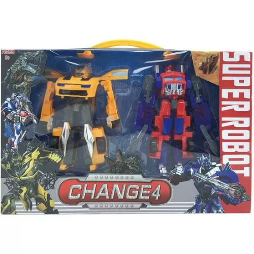 PACK 2 SUPER ROBOT TRANSFORMABLES