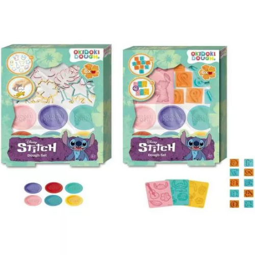 SET PLASTILINA C/MOLDES STITCH