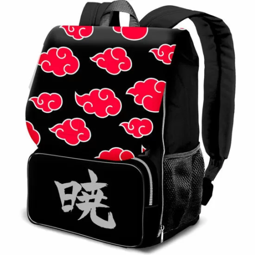 MOCHILA SOLAPA CLOUDS NARUTO SHIPPUDEN 45CM