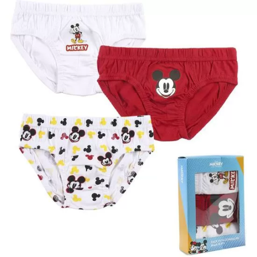 PACK CALZONCILLOS SINGLE JERSEY 3 PIEZAS MICKEY MULTICOLOR