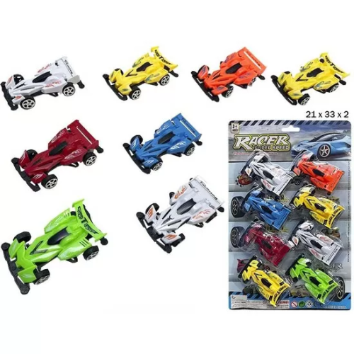 BLISTER 8 COCHES CARRERAS RACER