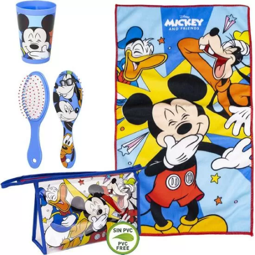 NECESER ASEO VIAJE ACCESORIOS MICKEY BLUE