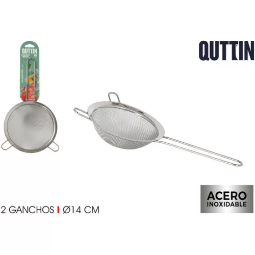 COLADOR ACERO INOX 14CM QUTTIN