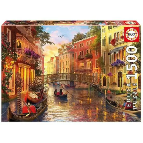 PUZZLE EDUCA 1500 PZAS ATARDECER VENECIA