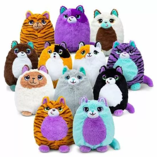 PELUCHE GATOS MIMIMIAU 24 CM TIRA Y WOW LES ENCANTA METERSE EN TODOS LOS AGUJEROS.