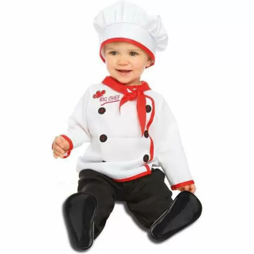 DISFRAZ BEBE CHEF TALLA 7-12 MESES