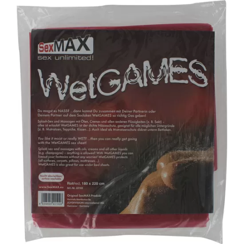 SEXMAX SÁBANA ROJA DE PLÁSTICO