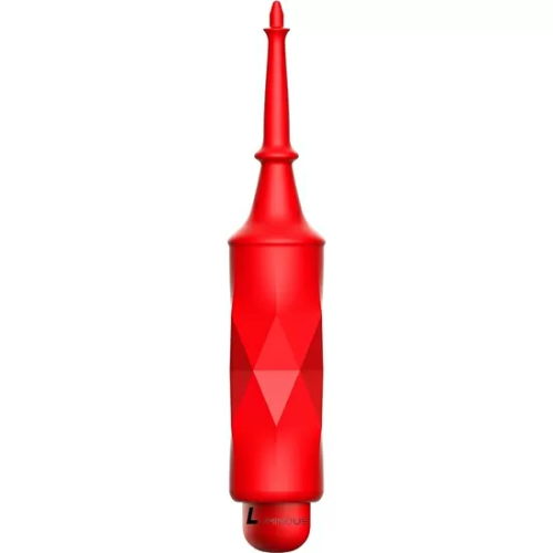 CIRCE - BALA LUMINOSA - ABS BULLET WITH SILICONE SLEEVE - 10-VELOCIDADES - ROJO