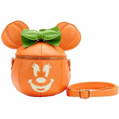 BOLSO BANDOLERA CALABAZA MICKEY DISNEY LOUNGEFLY