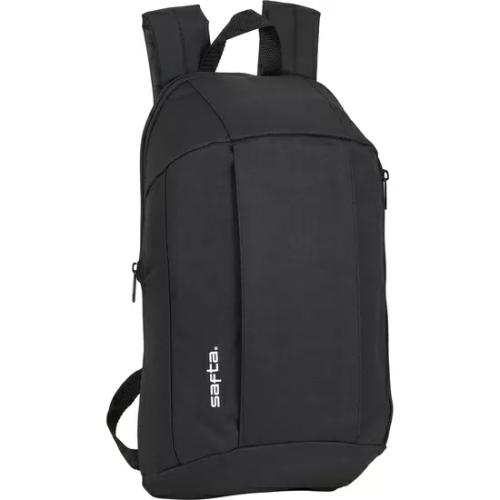 MINI MOCHILA BOLSILLO VERTICAL SAFTA NEGRO