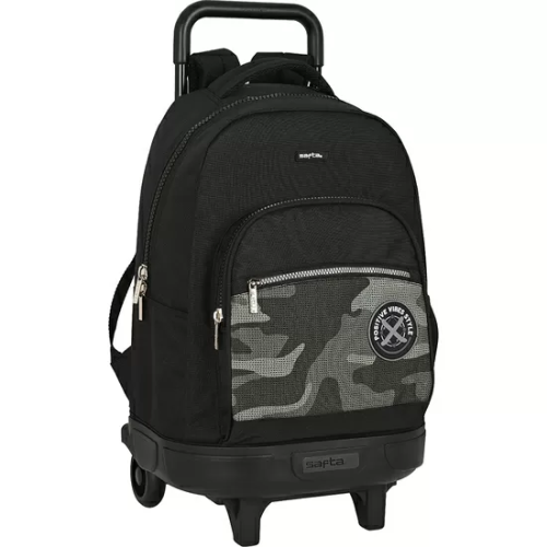 MOCHILA GDE. C/RUEDAS COMPACT EXTRAIBLE SAFTA 