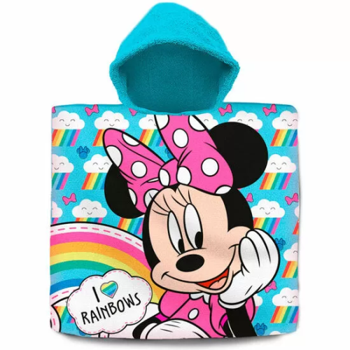 PONCHO TOALLA MINNIE DISNEY ALGODON