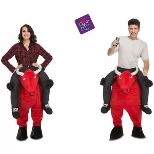 DISFRAZ RIDE-ON TORO ROJO TALLA ONE SIZE ADULT