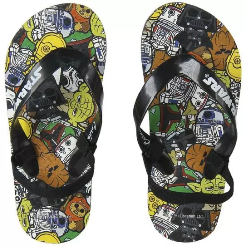 CHANCLAS PREMIUM STAR WARS - NEGRO