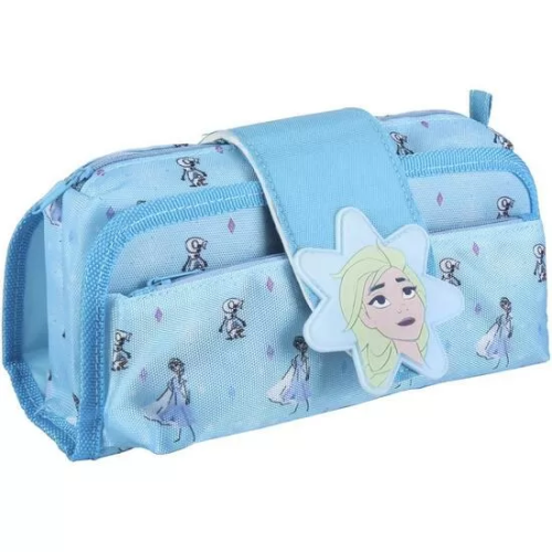 ESTUCHE PORTATODO VELCRO FROZEN II BLUE