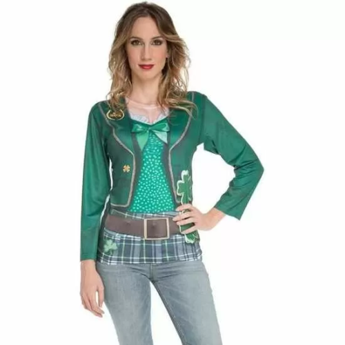 CAMISETA ADULTO SAN PATRICIO MUJER TALLA M