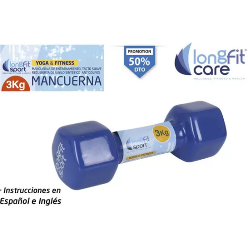 MANCUERNA 3KG LONGFIT SPORT