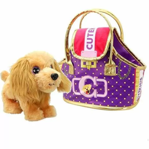 PELUCHE CUTEKINS PERRITO CON BOLSO DE DISEÑO