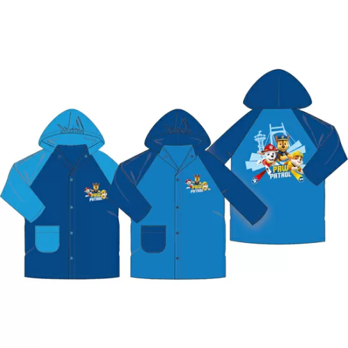 PACK 8 CHUBASQUEROS EN 2 DISEÑOS PAW PATROL 