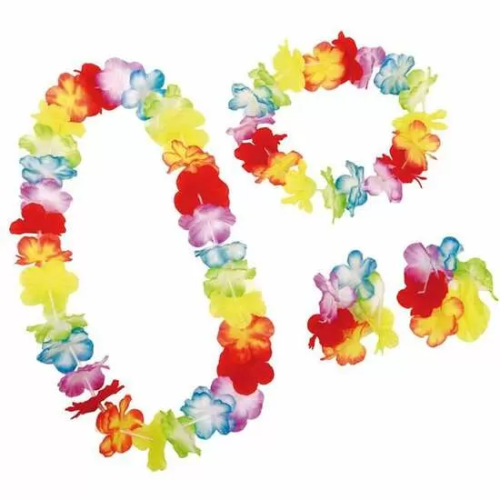 PULSERAS Y COLLARES DE HAWAIANA TALLA UNICA