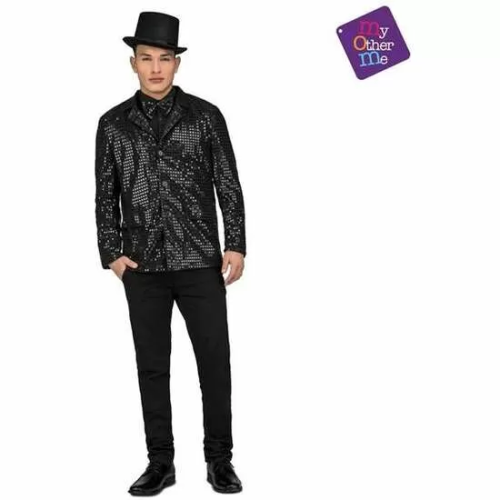 DISFRAZ CHAQUETA SHOWMAN NEGRO TALLA M-L