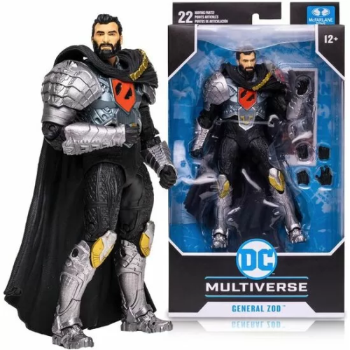 FIGURA GENERAL ZOD MULTIVERSE DC COMICS 18CM