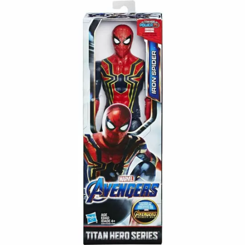 FIGURA TITAN HERO IRON SPIDER VENGADORES AVENGERS MARVEL 30CM