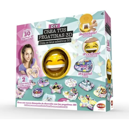 CREA TUS PEGATINAS 3D DIY