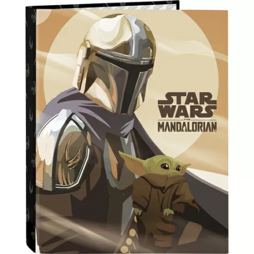 CARPETA FOLIO 4 ANI.MIXTAS THE MANDALORIAN 