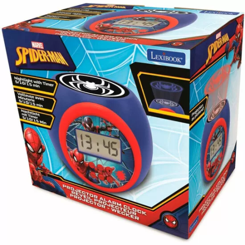 RELOJ DESPERTADOR SPIDERMAN MARVEL