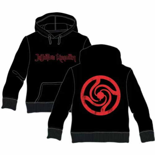 SUDADERA CAPUCHA LOGO JUJUTSU KAISEN INFANTIL