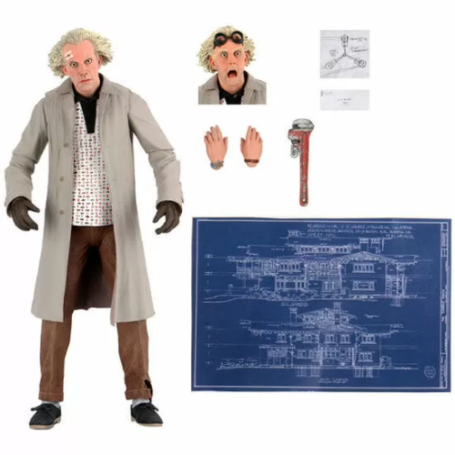 FIGURA ULTIMATE DOC BROWN REGRESO AL FUTURO 18CM