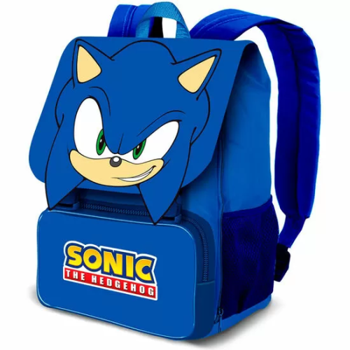 MOCHILA SOLAPA SONIC THE HEDGEHOG 45CM