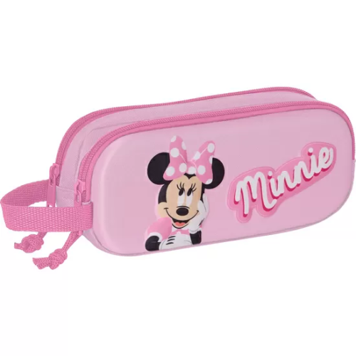 PORTATODO DOBLE 3D MINNIE MOUSE