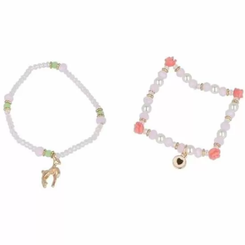 SET DE 2 PULSERAS DE BOLITAS BAMBI BEST FRIENDS FOREVER