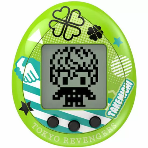 FIGURA SOPORTE TAKEMICHI + TAMAGOTCHI HUGMY TOKYO REVENGERS