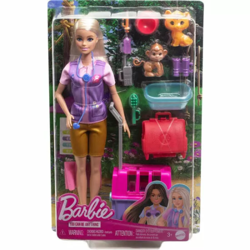 MUÑECA RESCATADORA Y LIBERADORA DE ANIMALES BARBIE