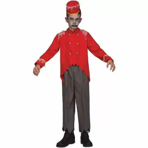 DISFRAZ INFANTIL CONSERJE ZOMBIE (GORRO, CHAQUETA Y PANTALÓN) TALLA 5-6 AÑOS