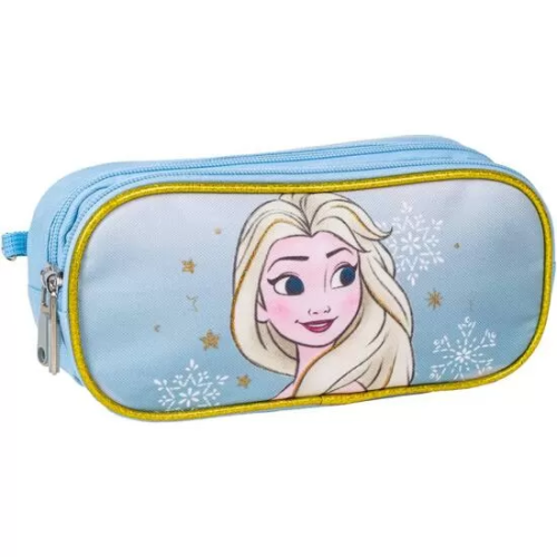 ESTUCHE PORTATODO 2 COMPARTIMENTOS FROZEN BLUE