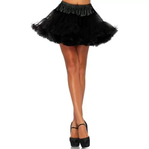 LEG AVENUE PETTICOAT NEGRA