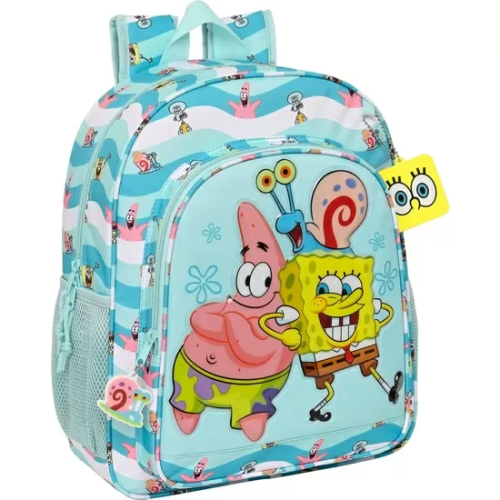 BOB ESPONJA MOCHILA ADAPTABLE A CARRO 32X38X12