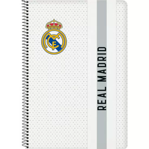 LIBRETA FOLIO 80 H. TAPAS DURAS REAL MADRID 1ª EQUIP. 24/25